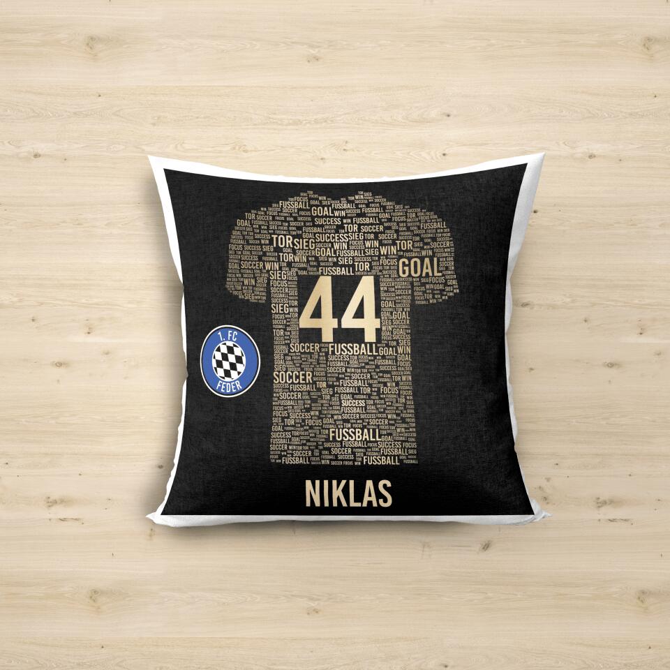 Golden Jersey Pillow