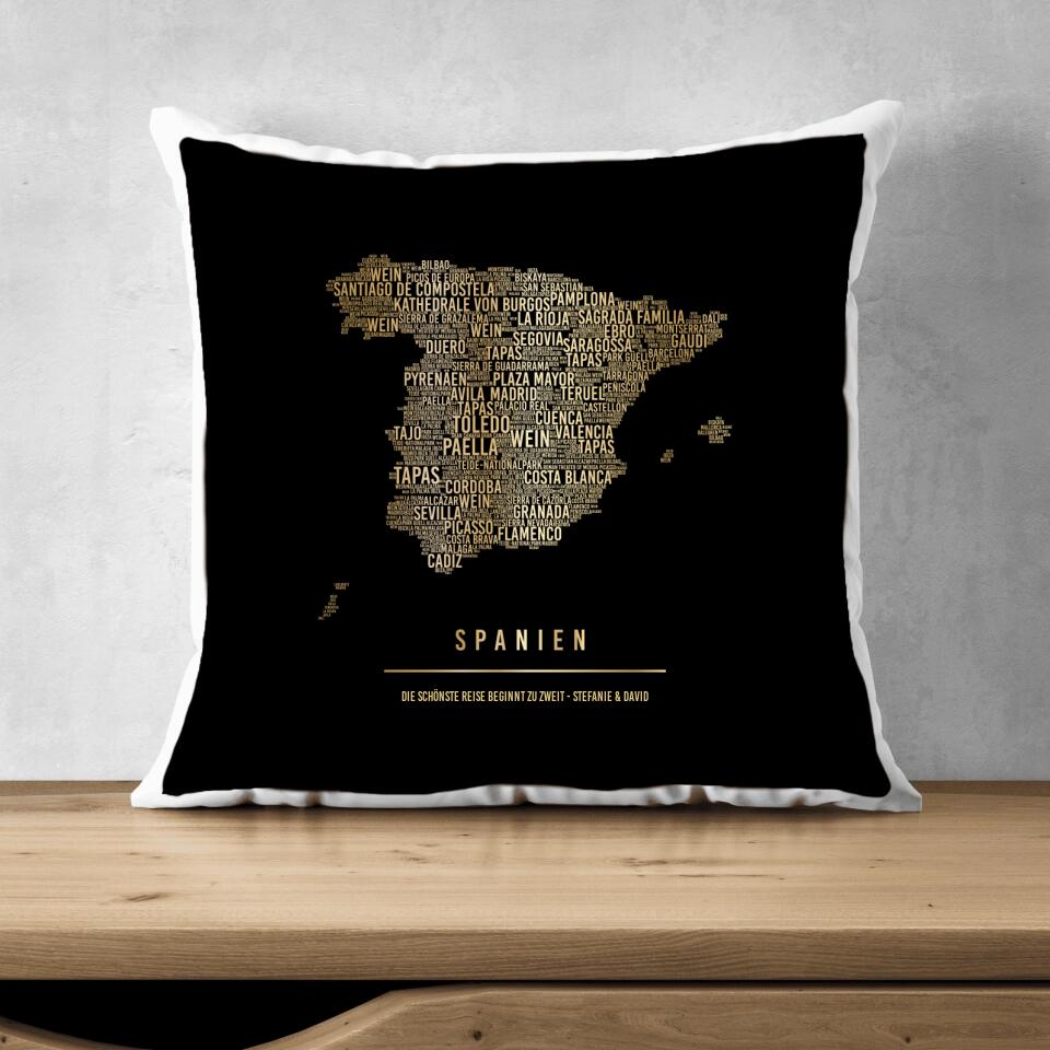 Golden Spain Pillow