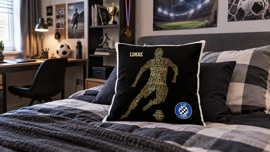 Fußballkissen personalisieren: So wählst du Design und Details richtig