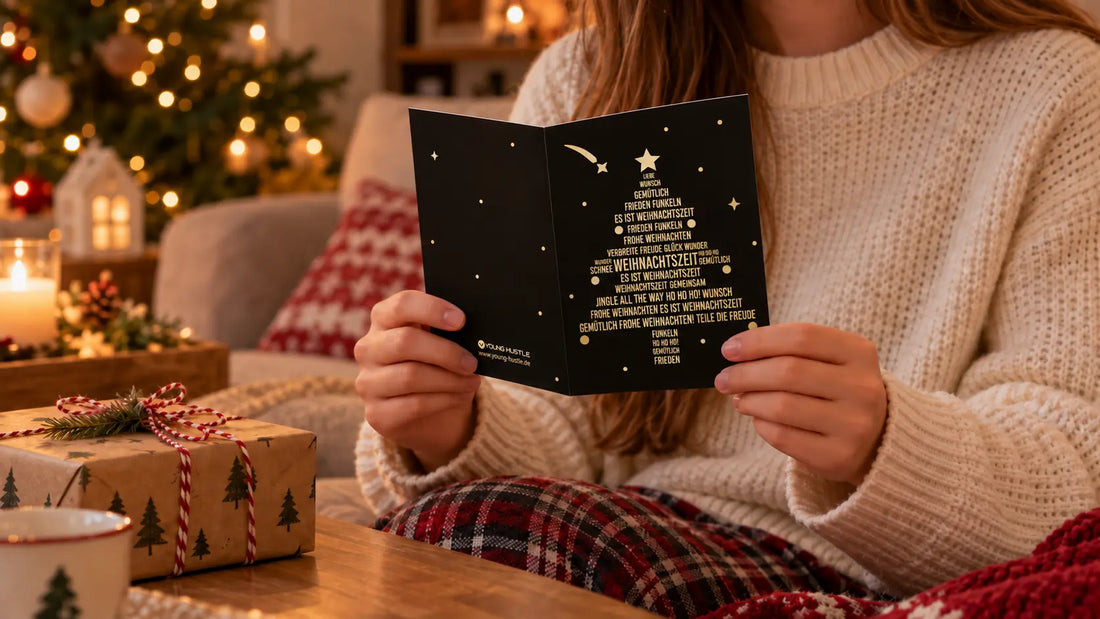 Weihnachtskarten mit Umschlag: Kleine Karten, die ein Geschenk erst persönlich machen