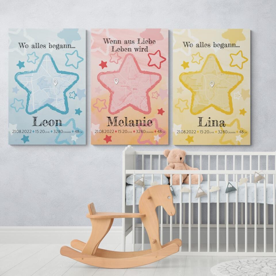 Baby Map Geburtsort