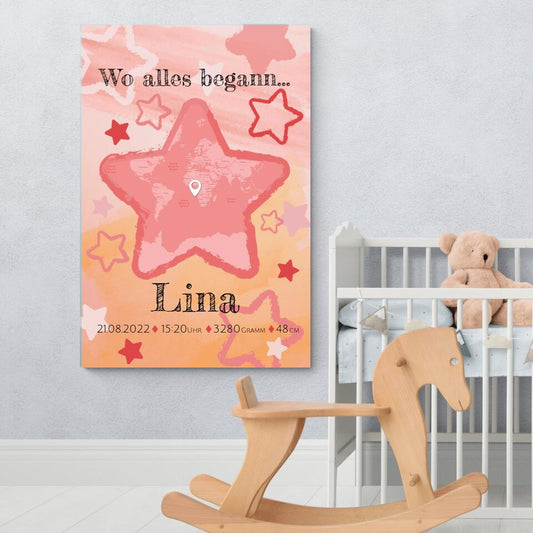 Baby Map Birthplace