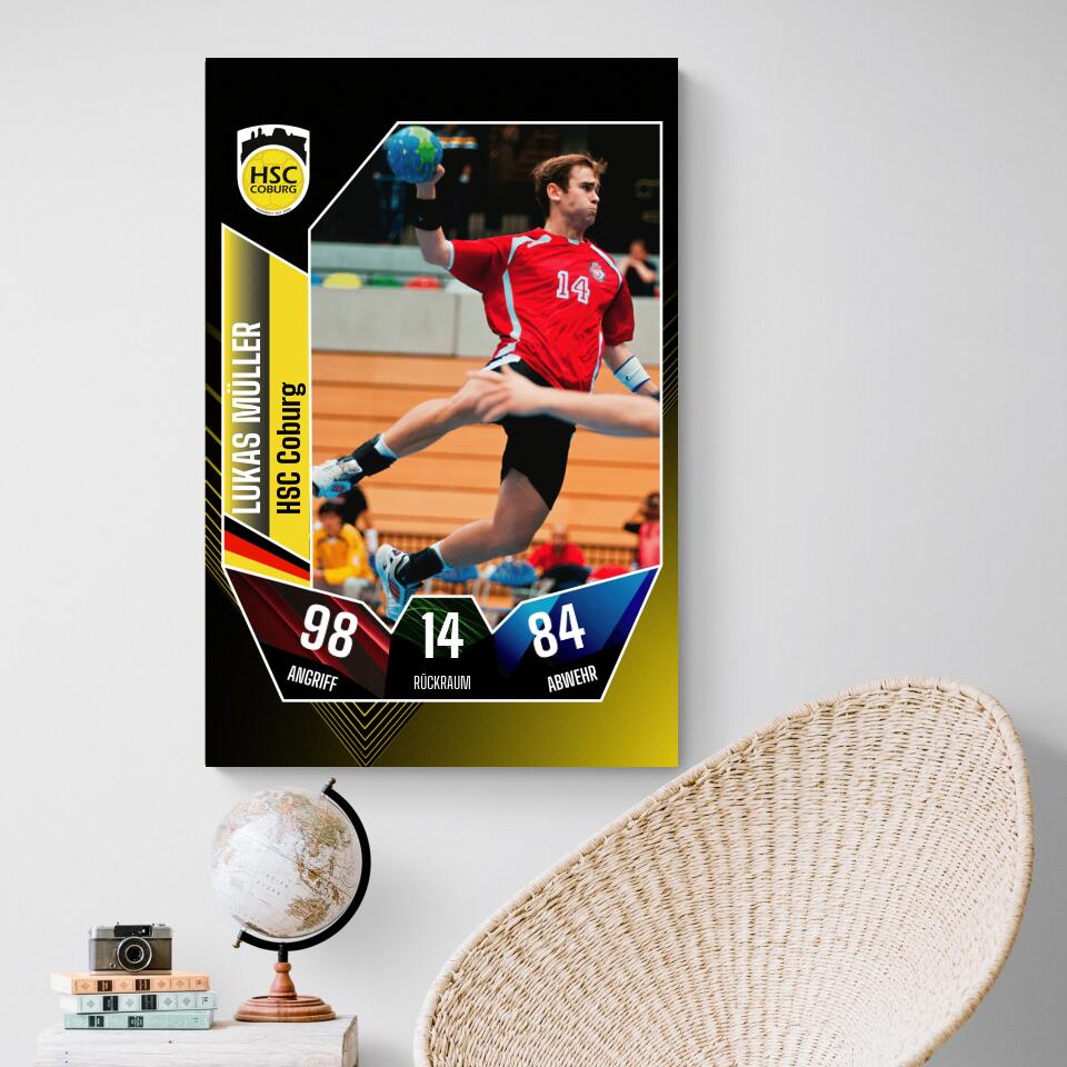 Golden Handball Card
