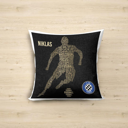 Golden Player Pillow