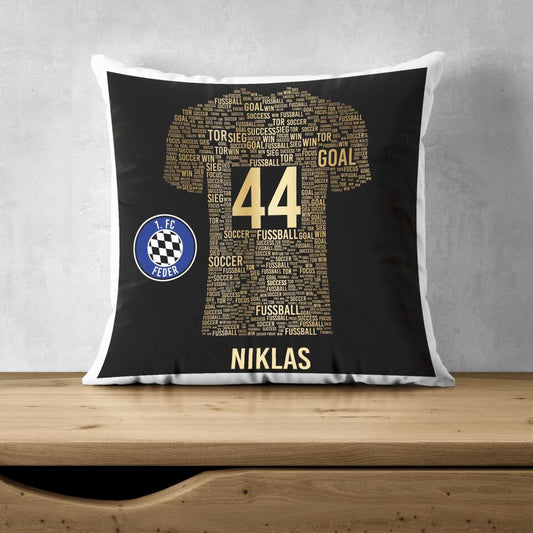 Golden Jersey Pillow