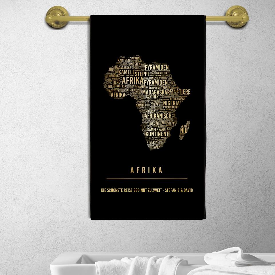 Golden Africa Handtuch