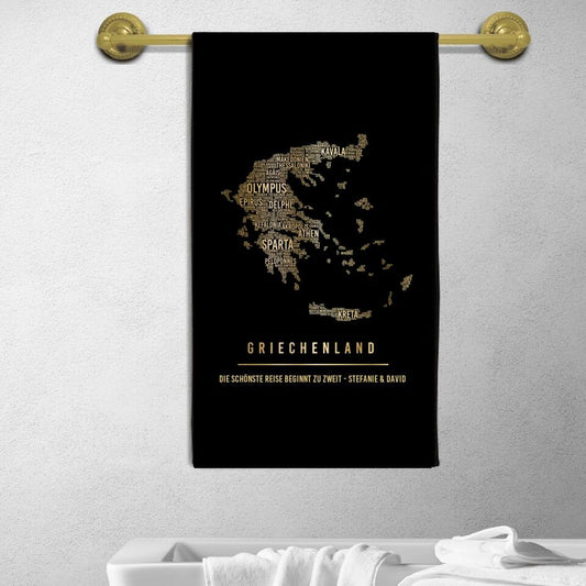 Golden Greece Towel