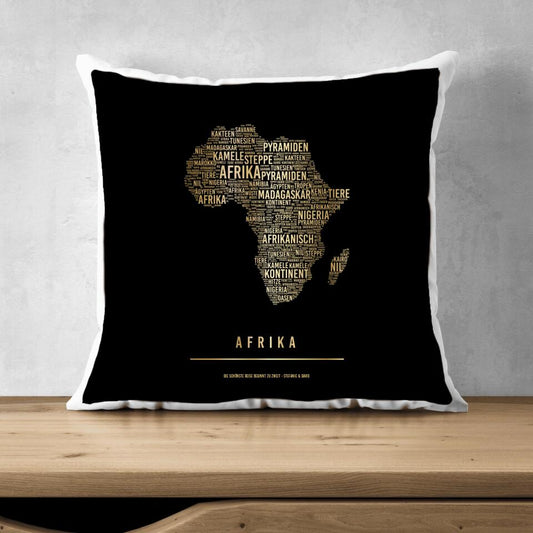 Golden Africa Pillow