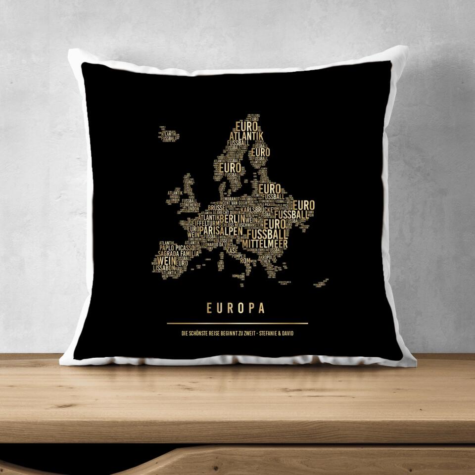 Golden Europa Kissen