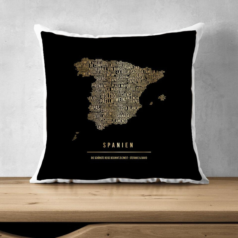 Golden Spanien Kissen