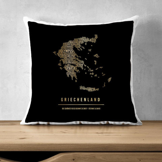 Golden Greece Pillow