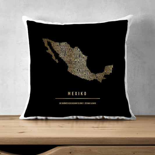 Golden Mexico Pillow