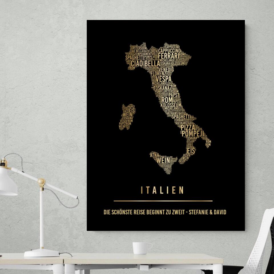 Golden Italy Canvas