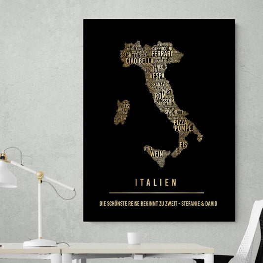 Golden Italy Canvas