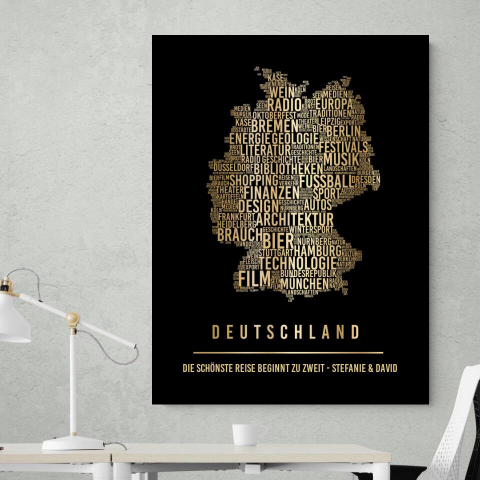 Golden Germany Canvas