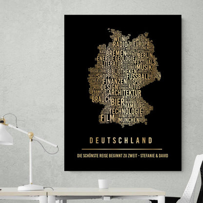 Golden Germany Canvas