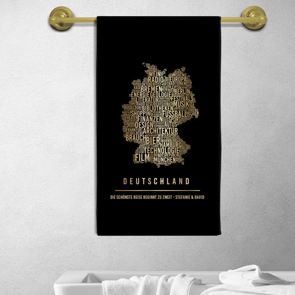 Golden Deutschland Handtuch