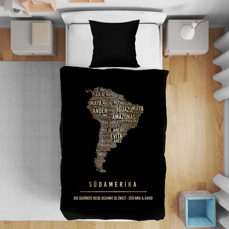 Golden Südamerika Bettbezug