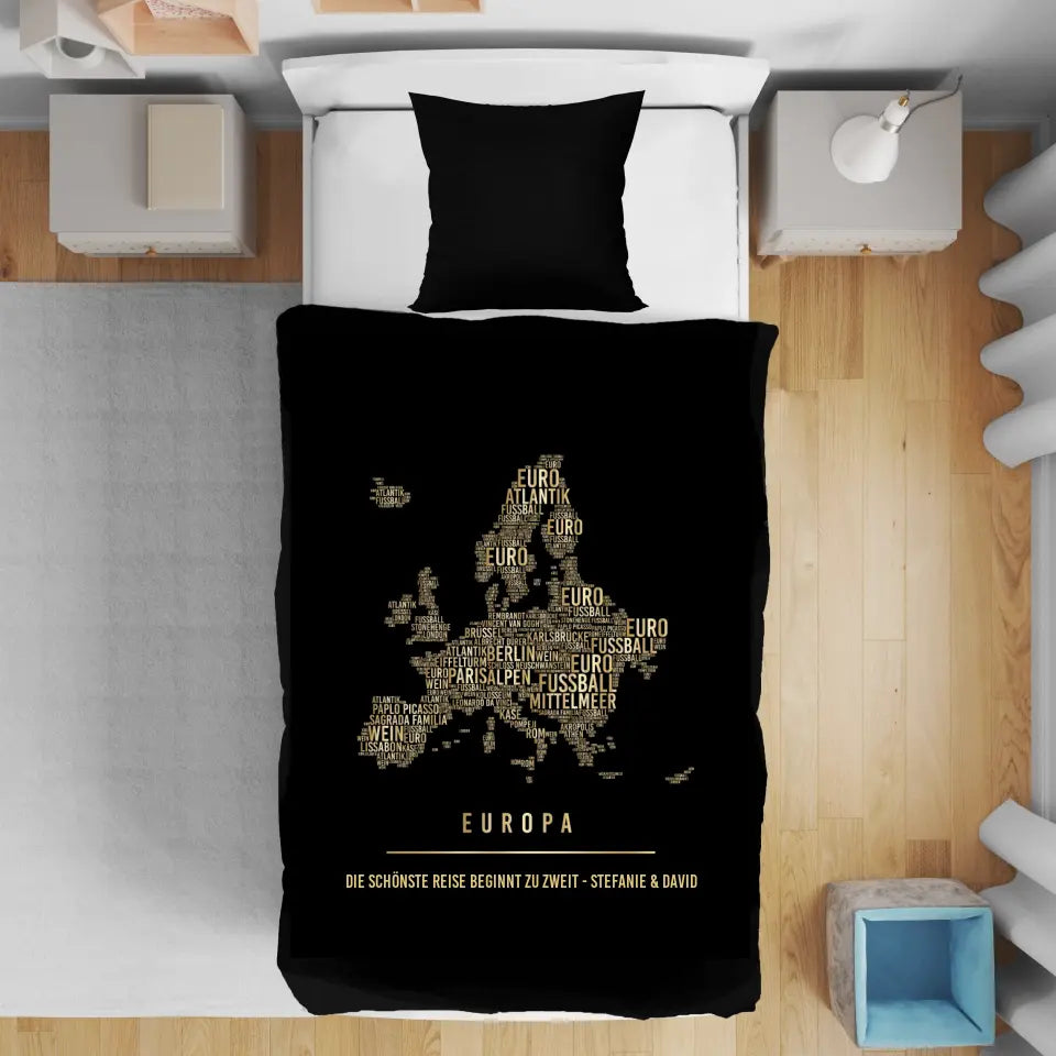 Golden Europa Bettbezug