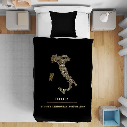 Golden Italy Duvet Cover