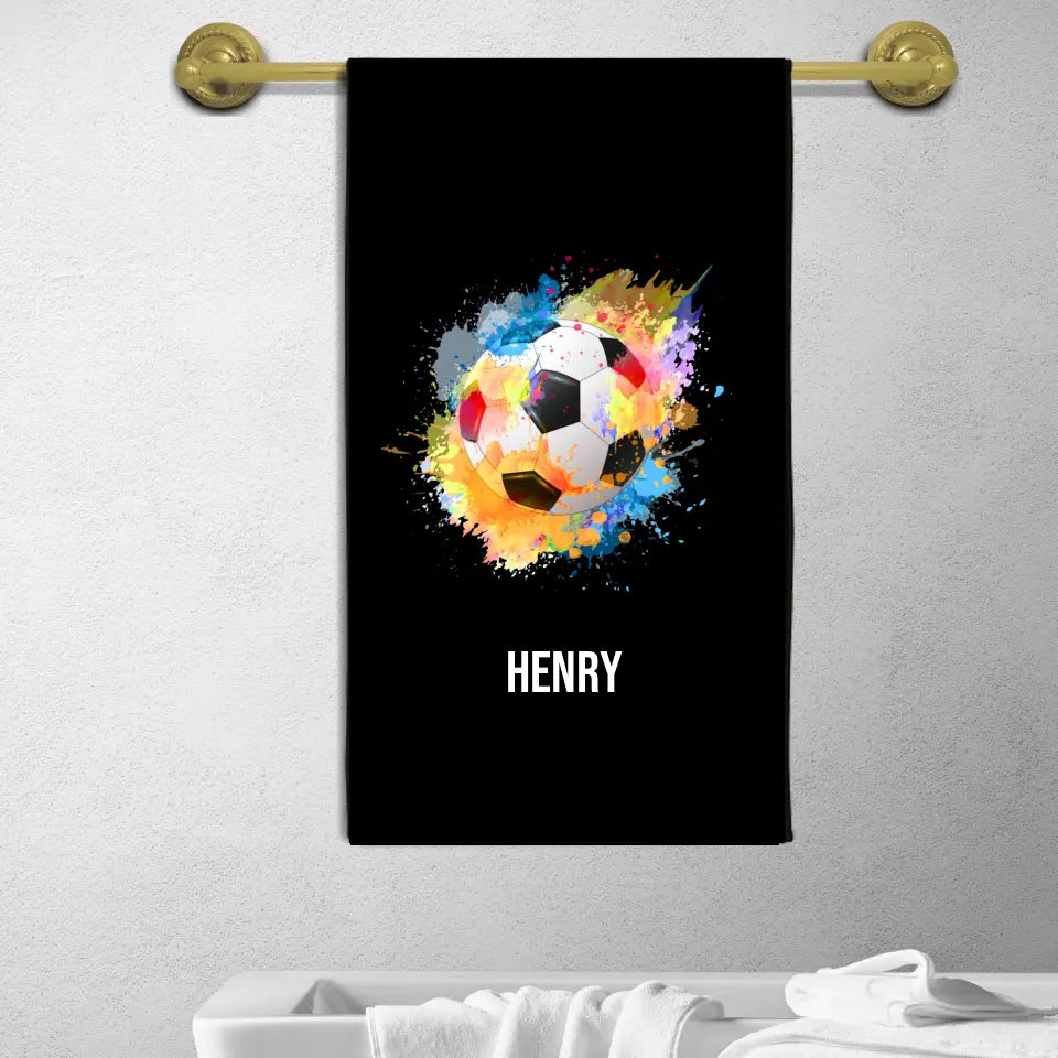 Football Towel Colorful