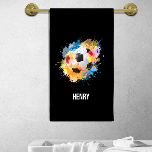 Football Towel Colorful
