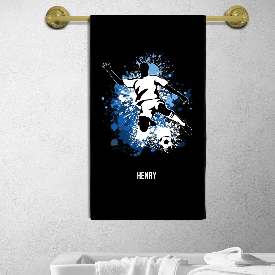 Fußball Handtuch Splash