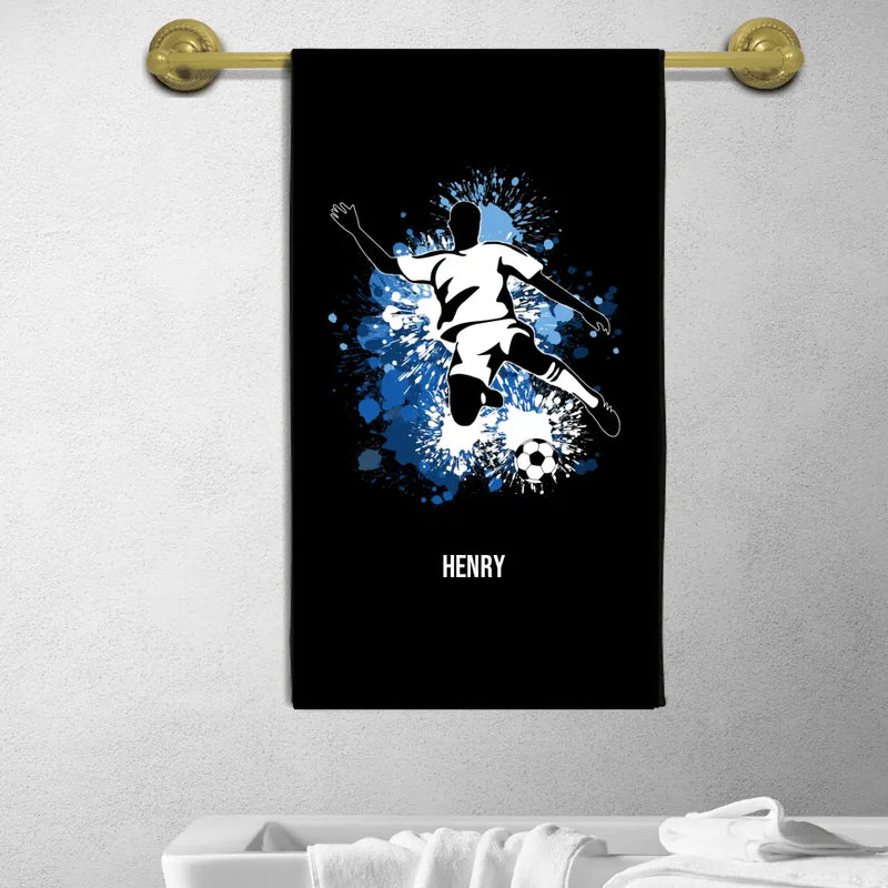 Fußball Handtuch Splash