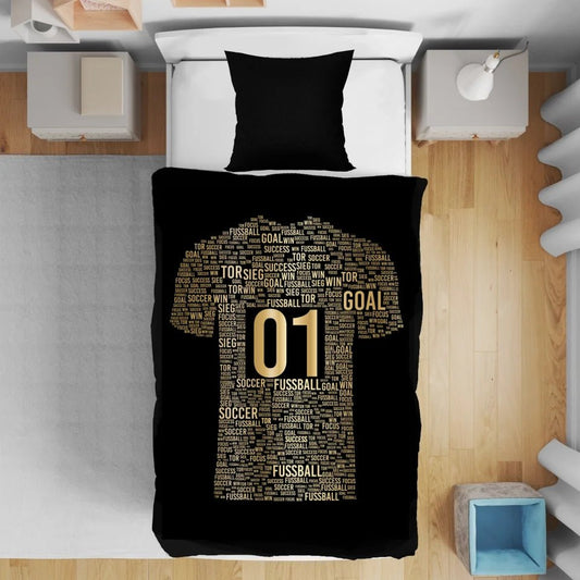 Golden Jersey Duvet Cover