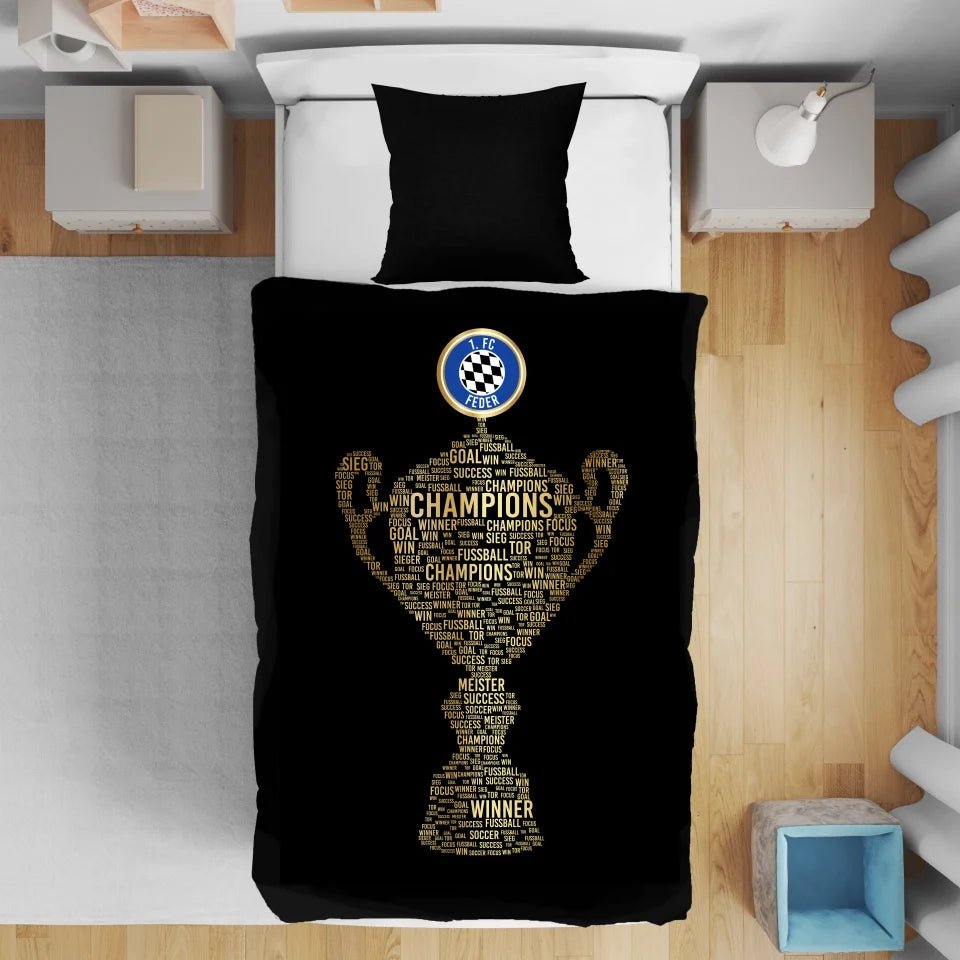 Golden Champion Duvet Cover