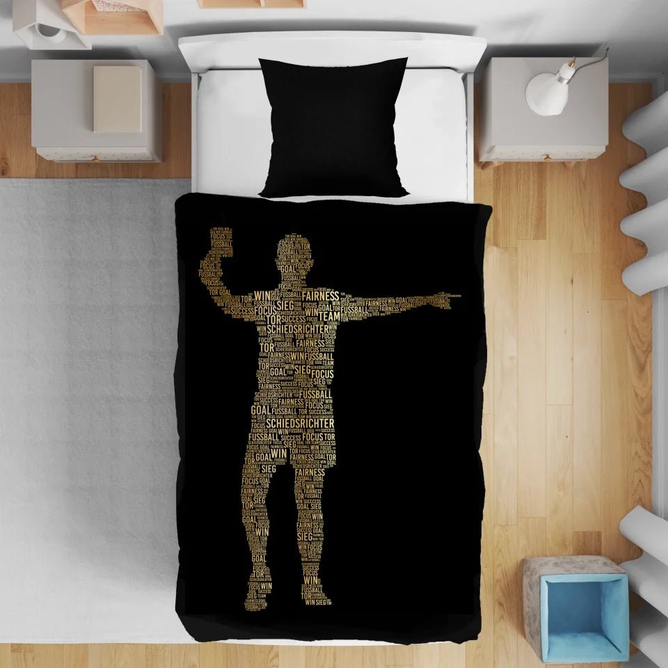 Golden Referee Duvet Cover