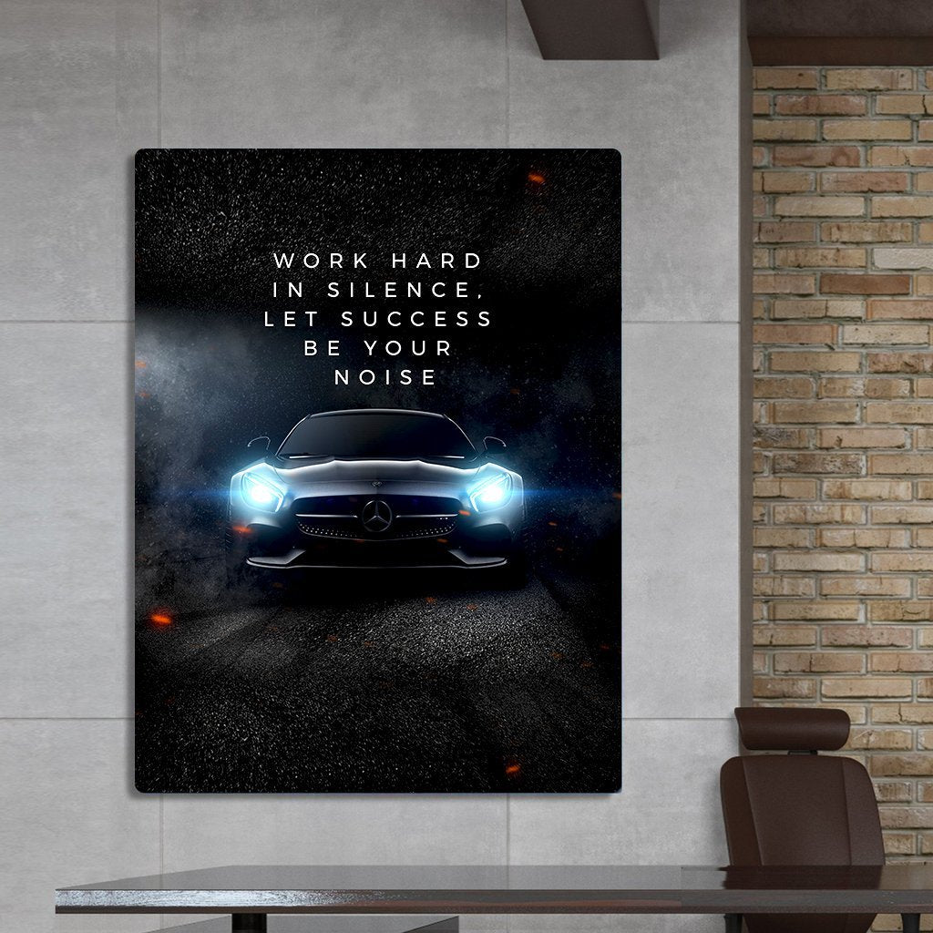 Motivation Leinwandbild Young Hustle Wandbild modern