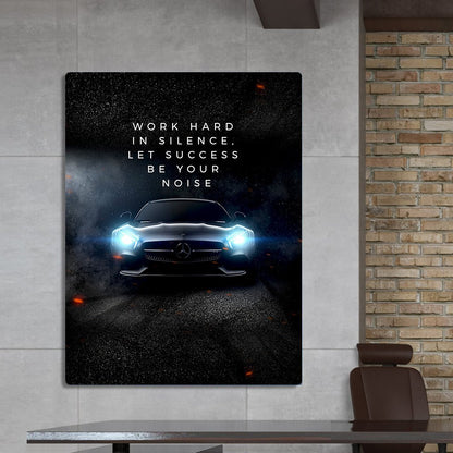 Motivation Leinwandbild Young Hustle Wandbild modern