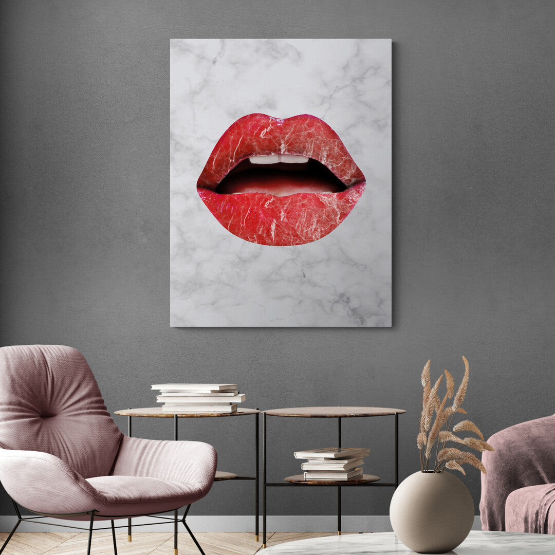 Marmor Lippen