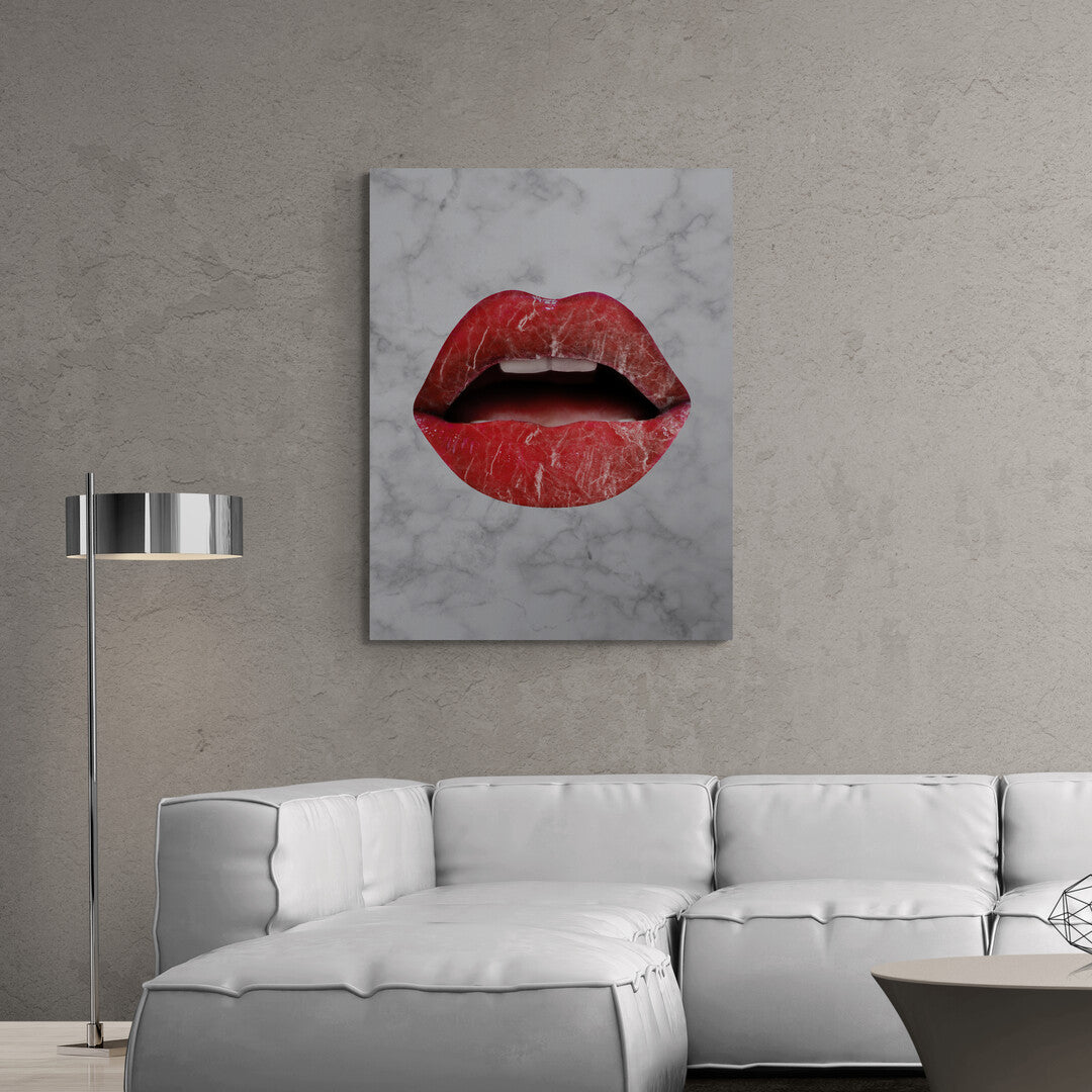 Marmor Lippen