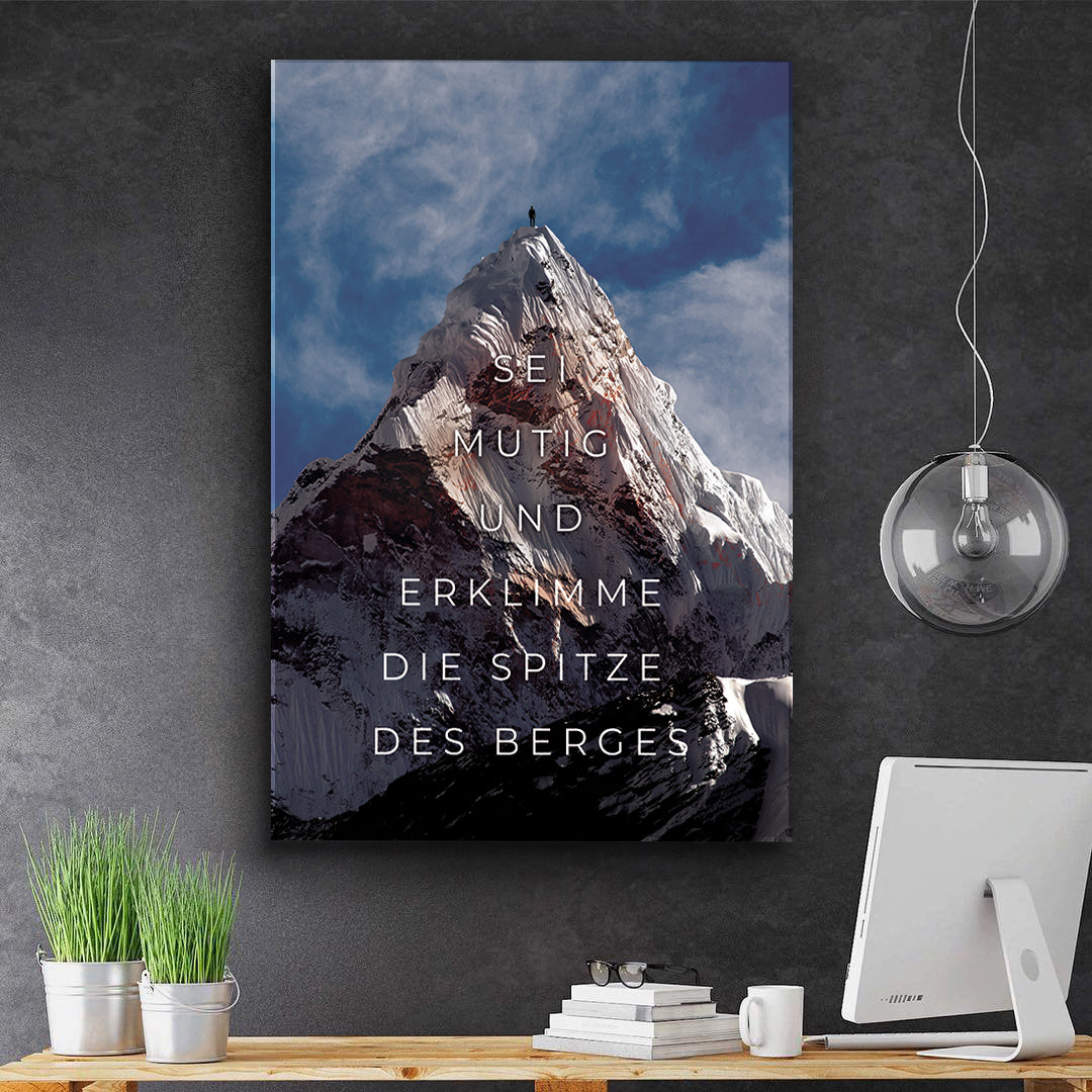 Arbeitsplatz Leinwandbild Young Hustle
