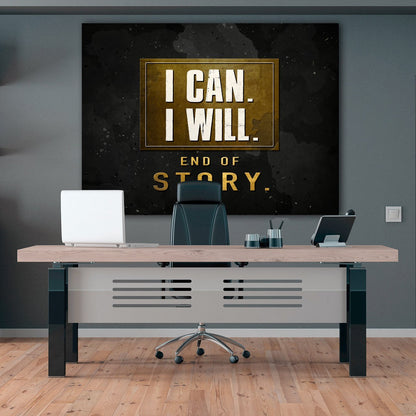 motivationsbilder Büro Young Hustle