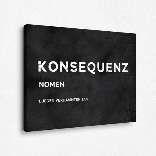 Konsequenz Definition Young Hustle