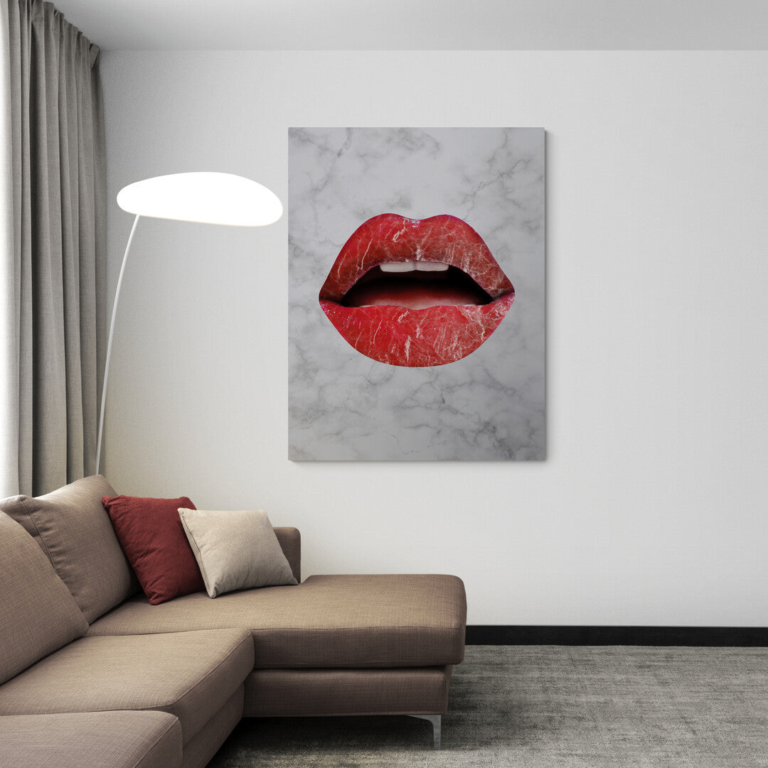 Marmor Lippen