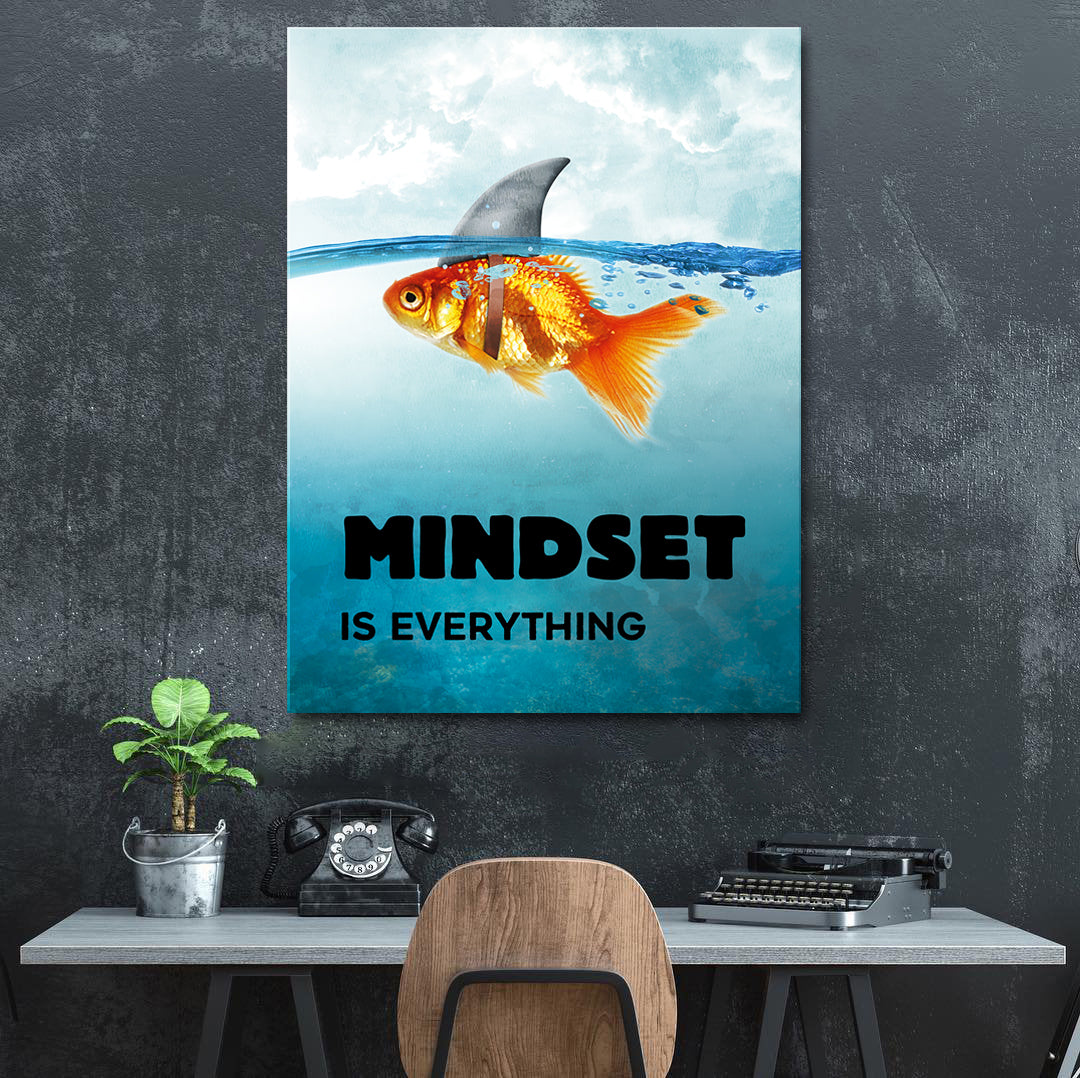 Leinwand Erfolg Mindset Young Hustle