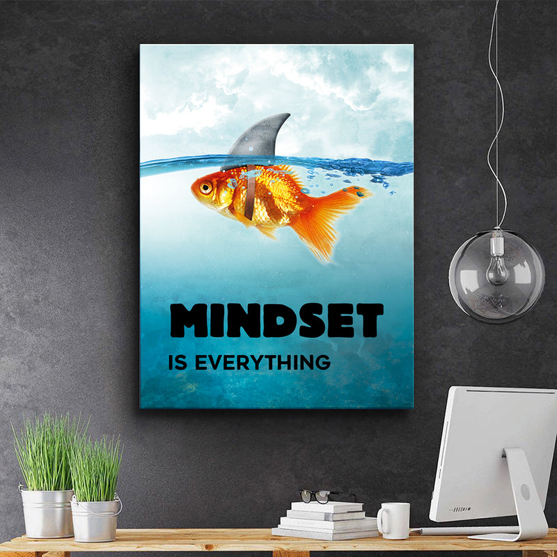 Motivations Leinwand Young Hustle Mindset 