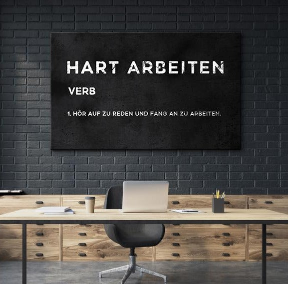Arbeitsplatz Bild Young Hustle Motivation