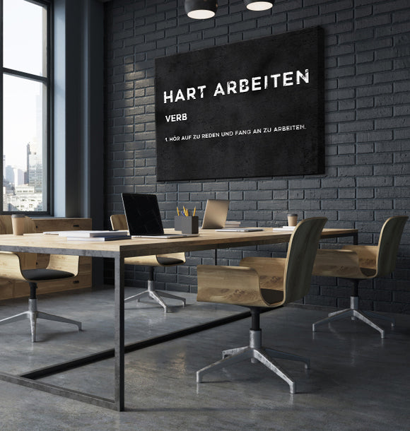 Mindset Bild Definition arbeite hart Young Hustle