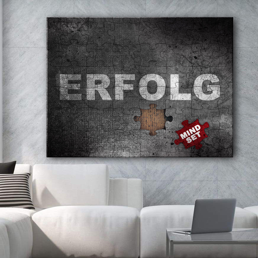 Erfolg Puzzle Young Hustle Wandbild Modern