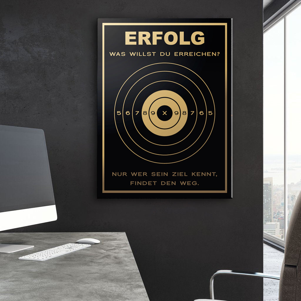Erfolg Bilder Young Hustle Ziel erreichen Leinwand