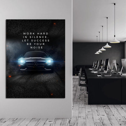 motivationsbilder Büro Bürobild Leinwand Erfolg
