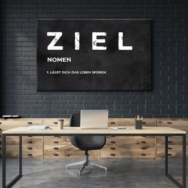 Arbeitsplatz Motivationsbild Young Hustle