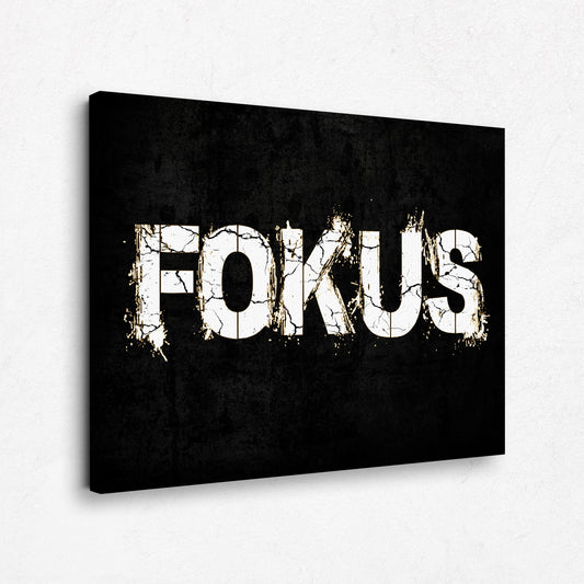 Motivationbild Fokus Young Hustle
