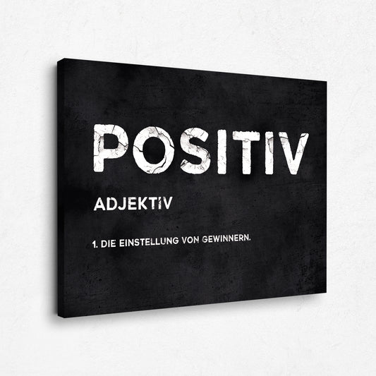 Motivation-Leinwandbild Positiv Definition Erfolg Bild 