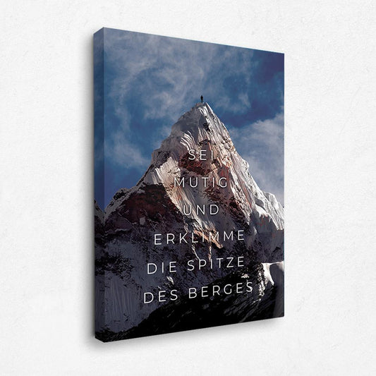 Die Spitze des Berges Young Hustle